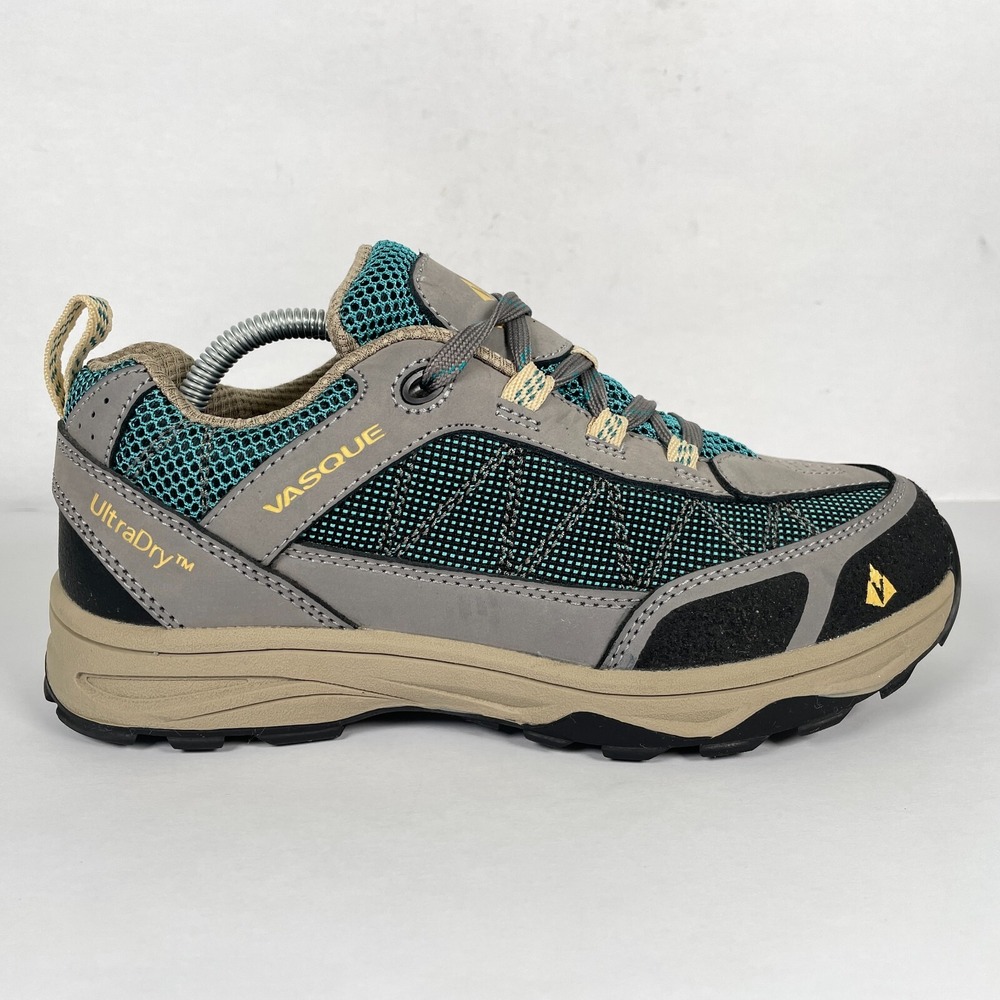 Vasque Monolith Shoes Youth Size 5 Blue Gray Trail Casual Lace Up Hiking Sneaker